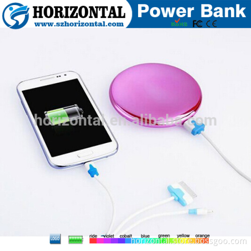Hot selling charge station power bank mirror 6000mah ,mirror charger plates ,portable universal power bank for samrtphone